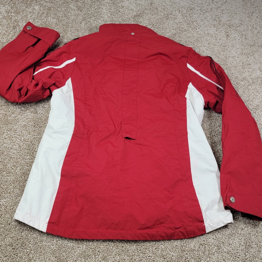 ZeroXposur Women's Jacket Small Scarlet Red White Activewear Full Zip Coat - Picture 6 of 6